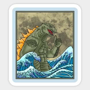 okay i'm godzilla Sticker